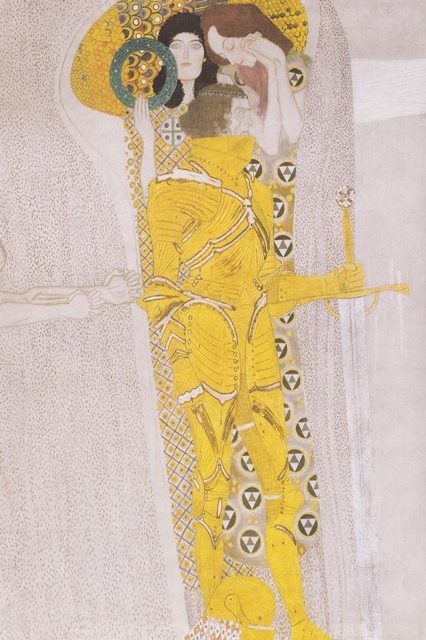 Beethoven Frieze, detal, Longing for Happiness 2, 1902