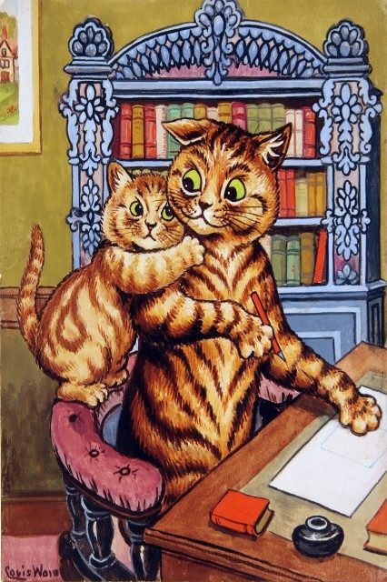 мама и ее котенок 