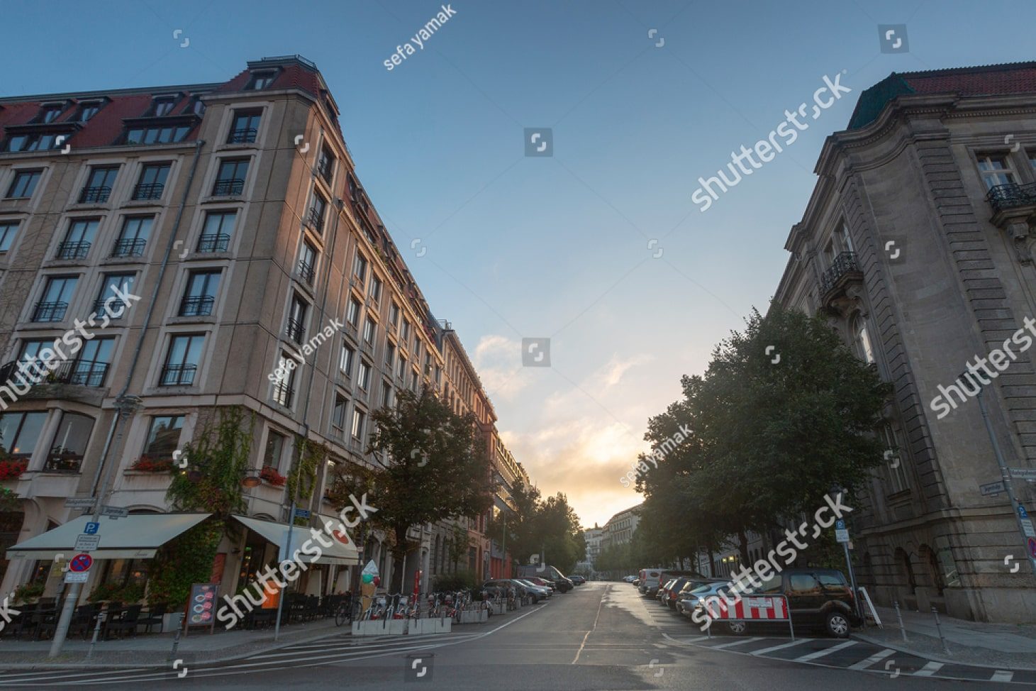закат в берлине