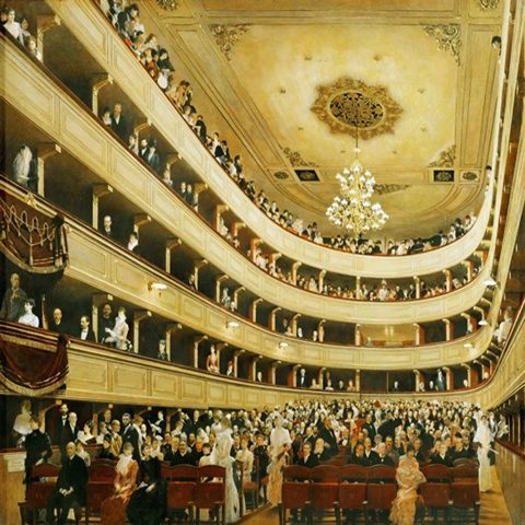  Интерьер Старого городского театра (1888)