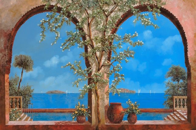 вид с балкона 
