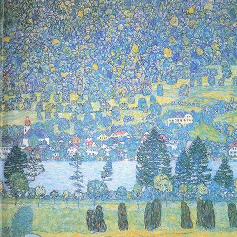 Forest slope in Unterach at the Attersee, 1916