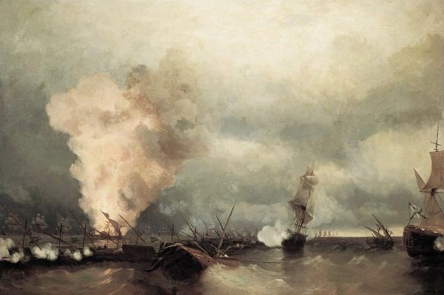 Морское сражение при Выборге 29 июня 1790 года.
