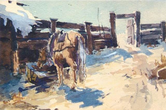 На скотном дворе (1900-е)
