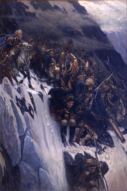 Переход Суворова через Альпы в 1799 году