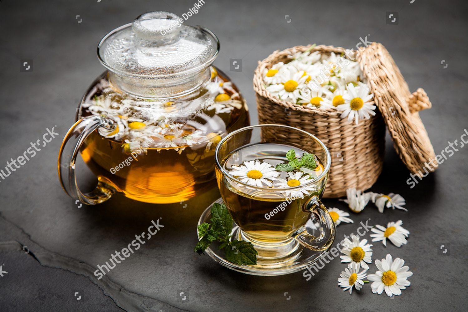 Чай с ромашкой