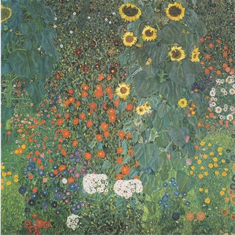  Farm Garden with Sunflowers, c.1907