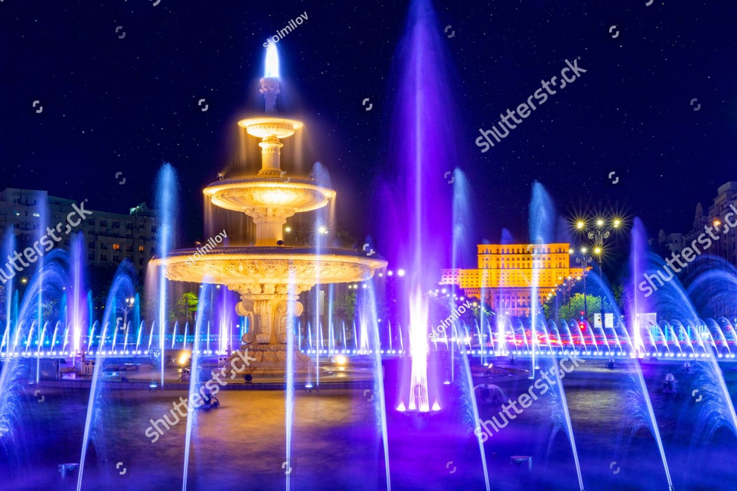 поющие фонтаны в бухаресте