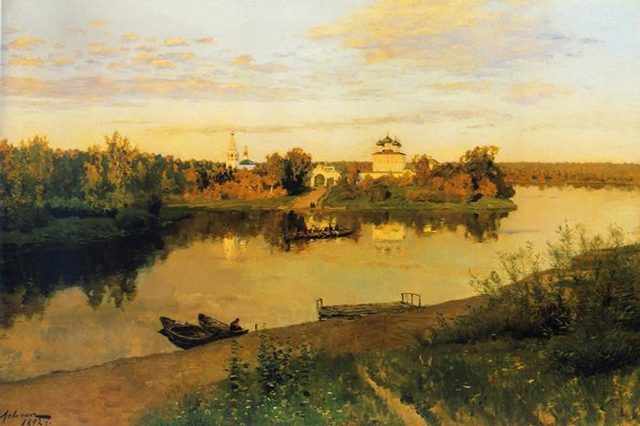 летний закат 