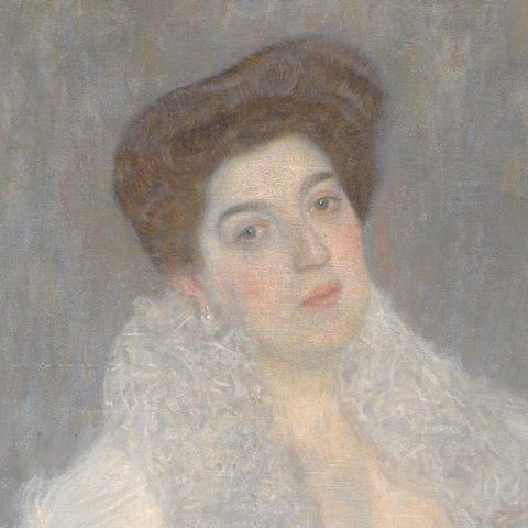 Portrait of Hermine Gallia, detal