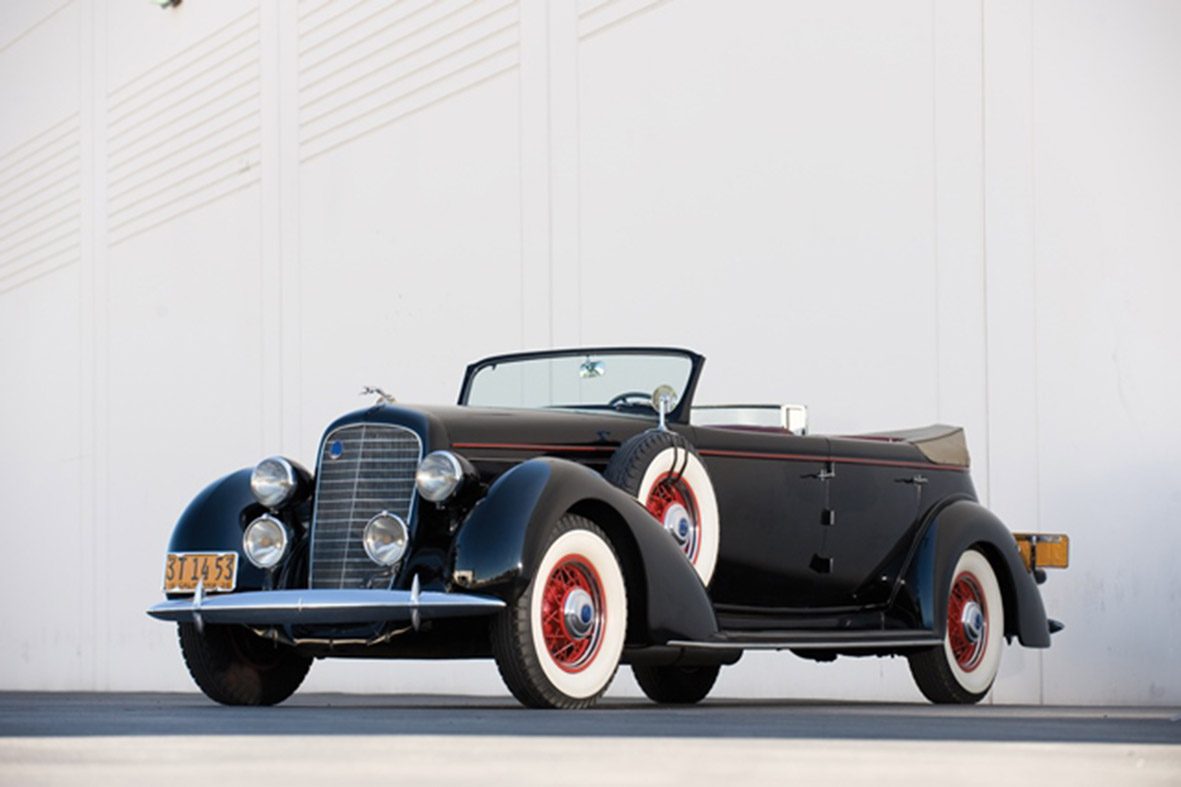 1936 Lincoln Model K Dual Windshield