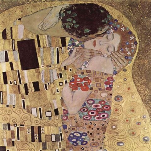 The Kiss, 1907-08_detal 3
