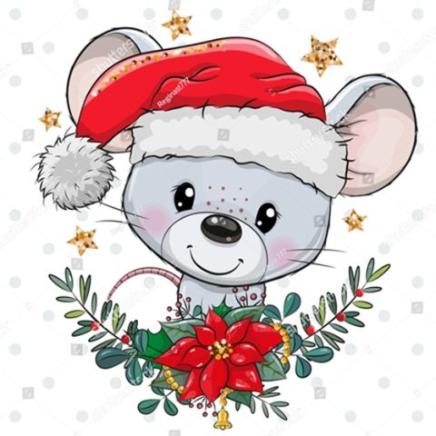 новогодняя мышка