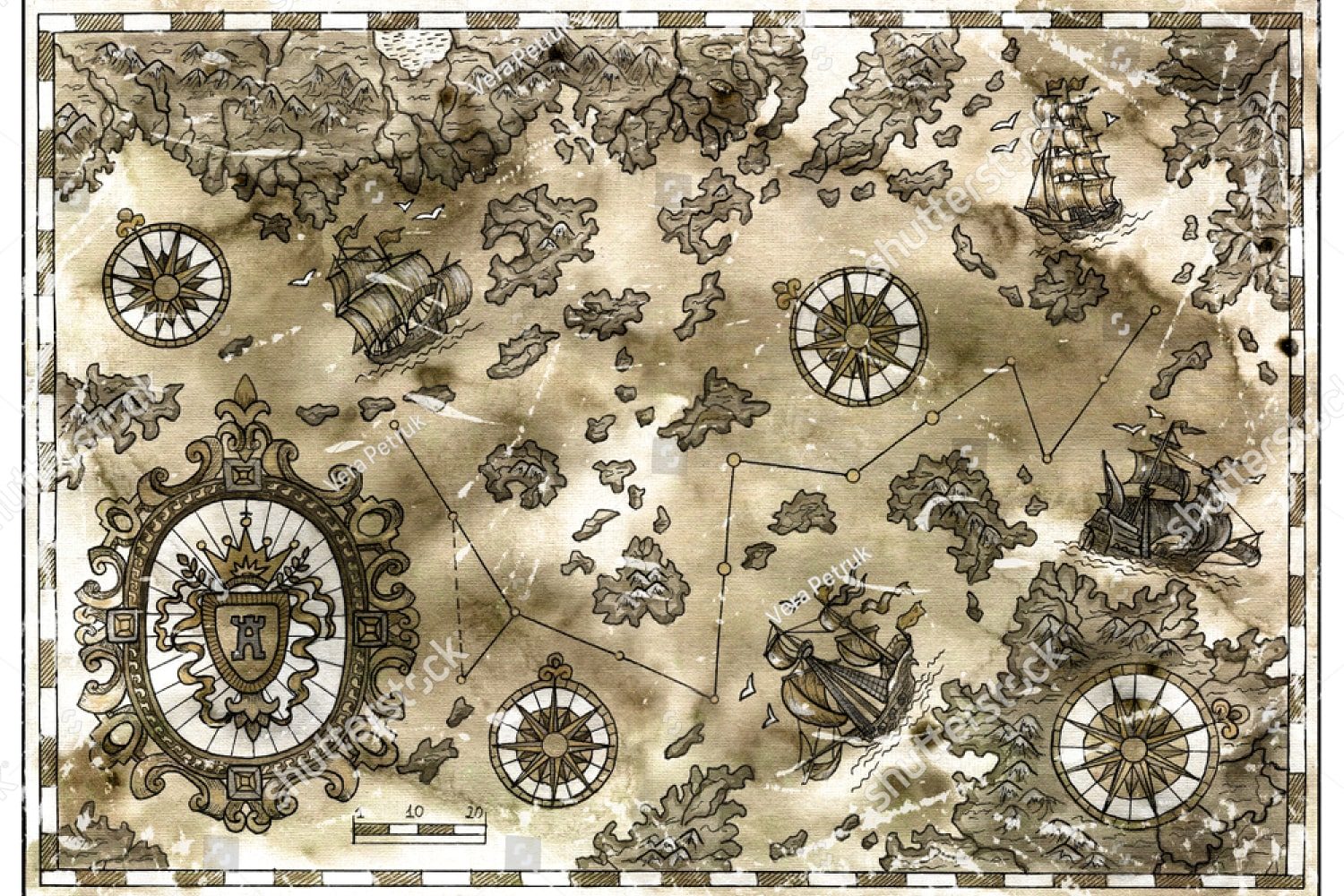 Старая карта
