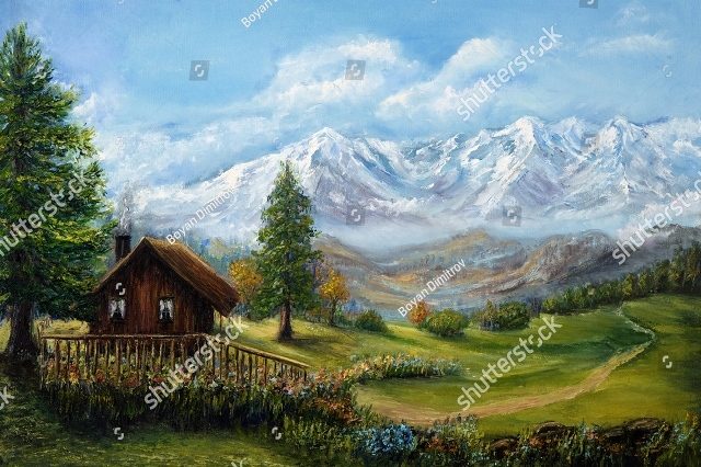 домик у гор