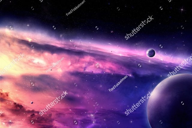 разноцветный космос
