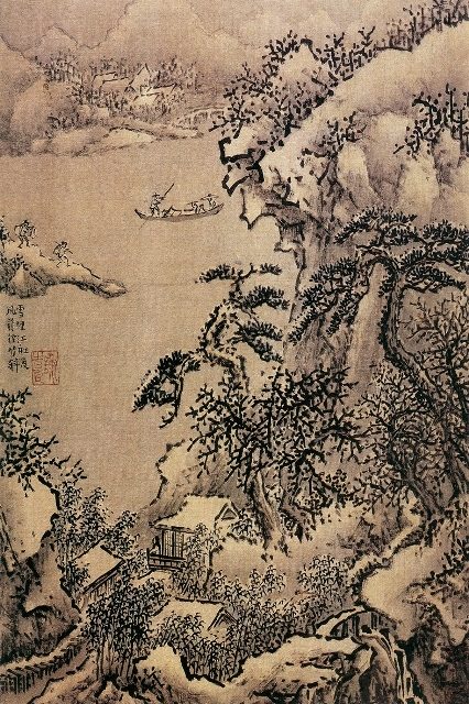 деревушка у озера