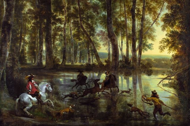 Оленья охота. ок1660.