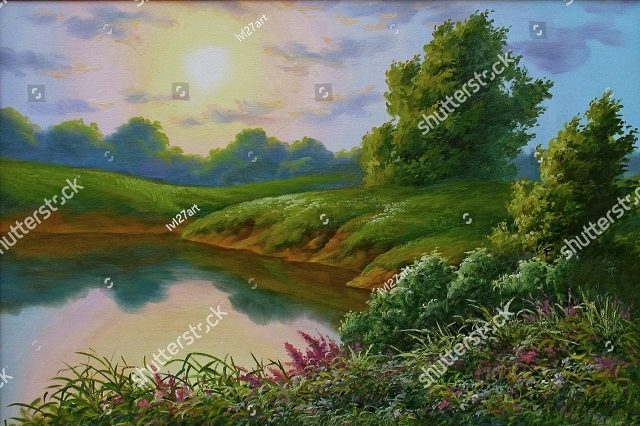 летний закат