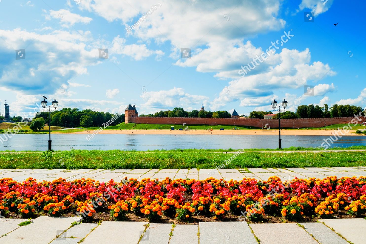 вид на новгородский кремль 3