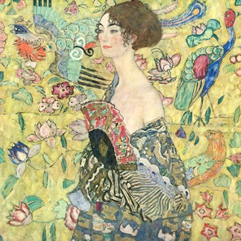  Дама с веером (1917-1918)