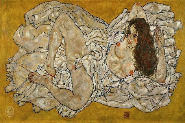 Reclining formal nude