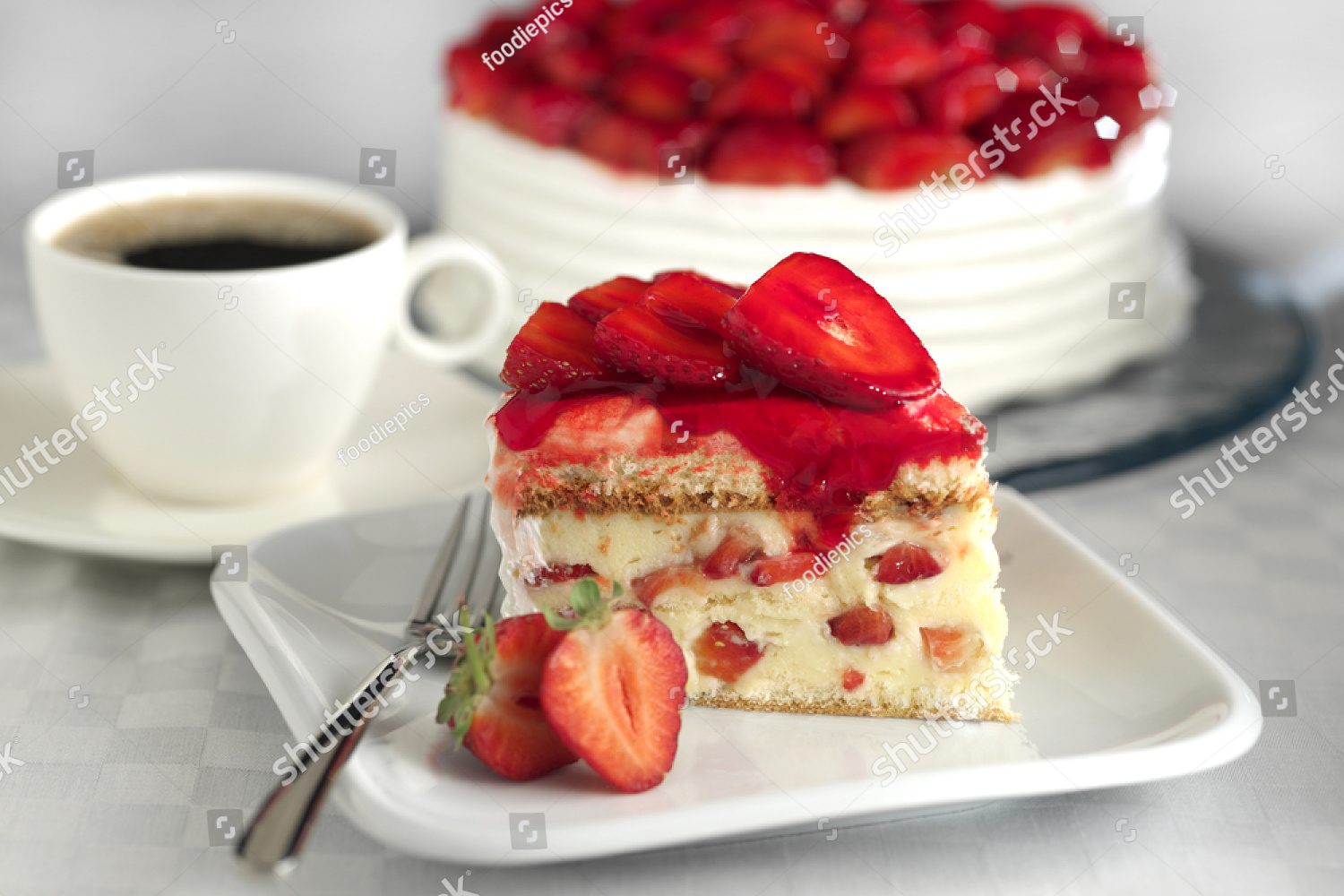 Клубничный пирог