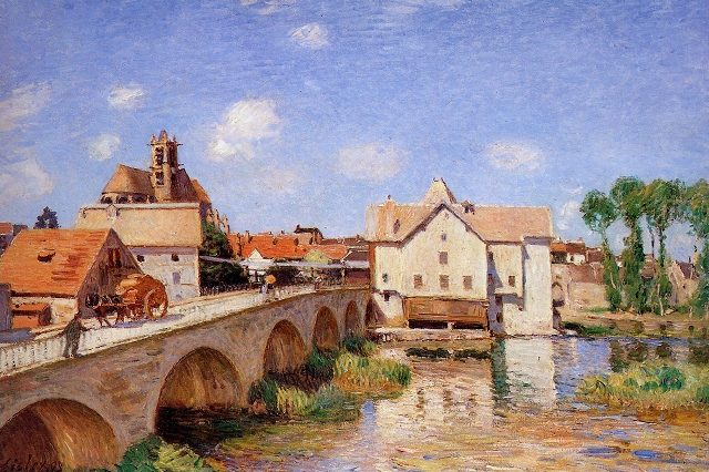  The bridge in Moret Sun