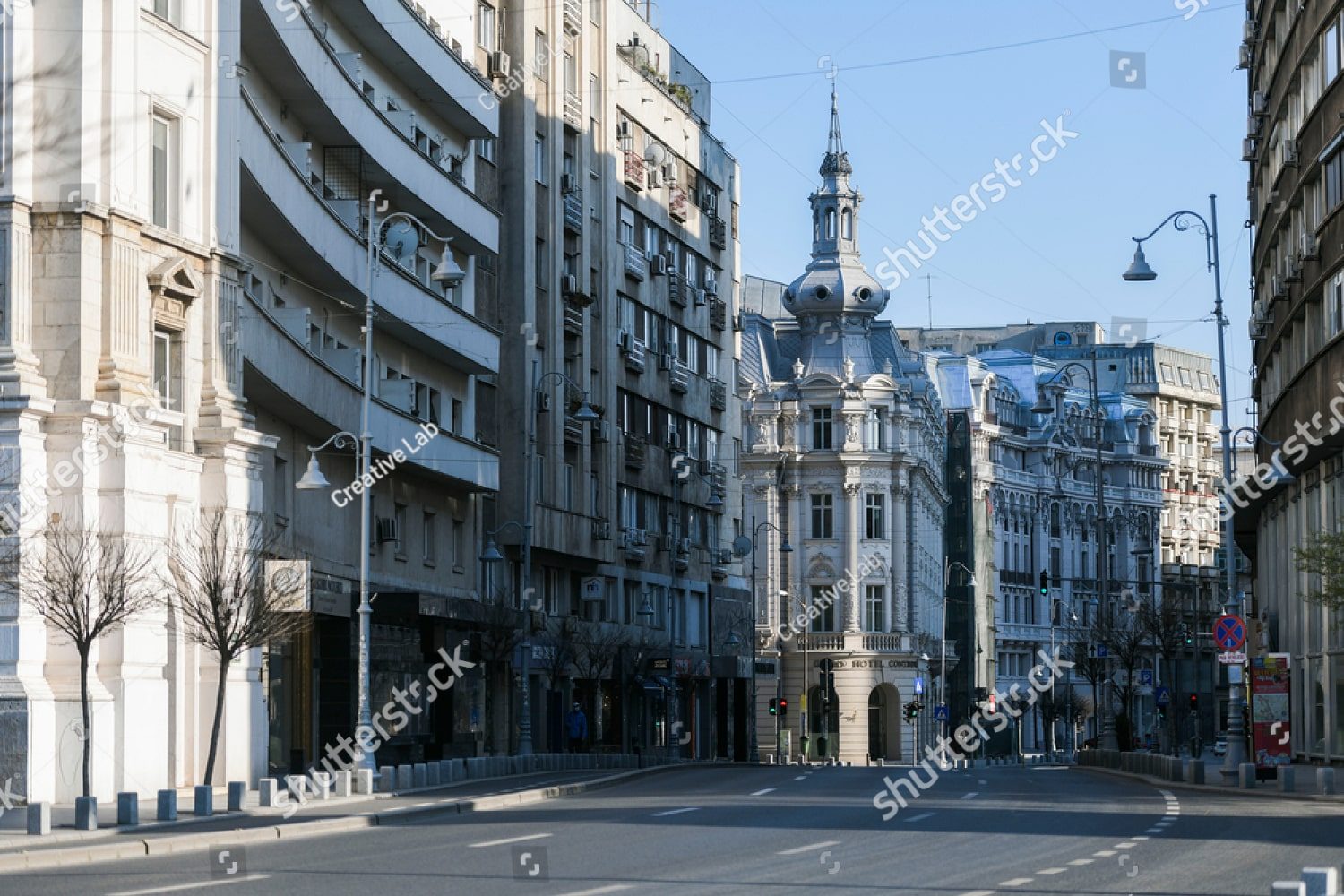 улица в бухаресте