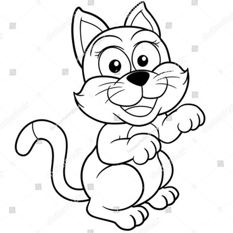 озорной котенок