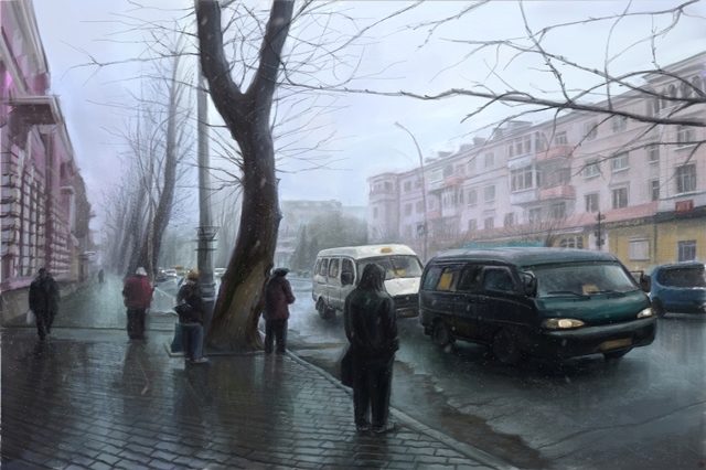 дождливый день