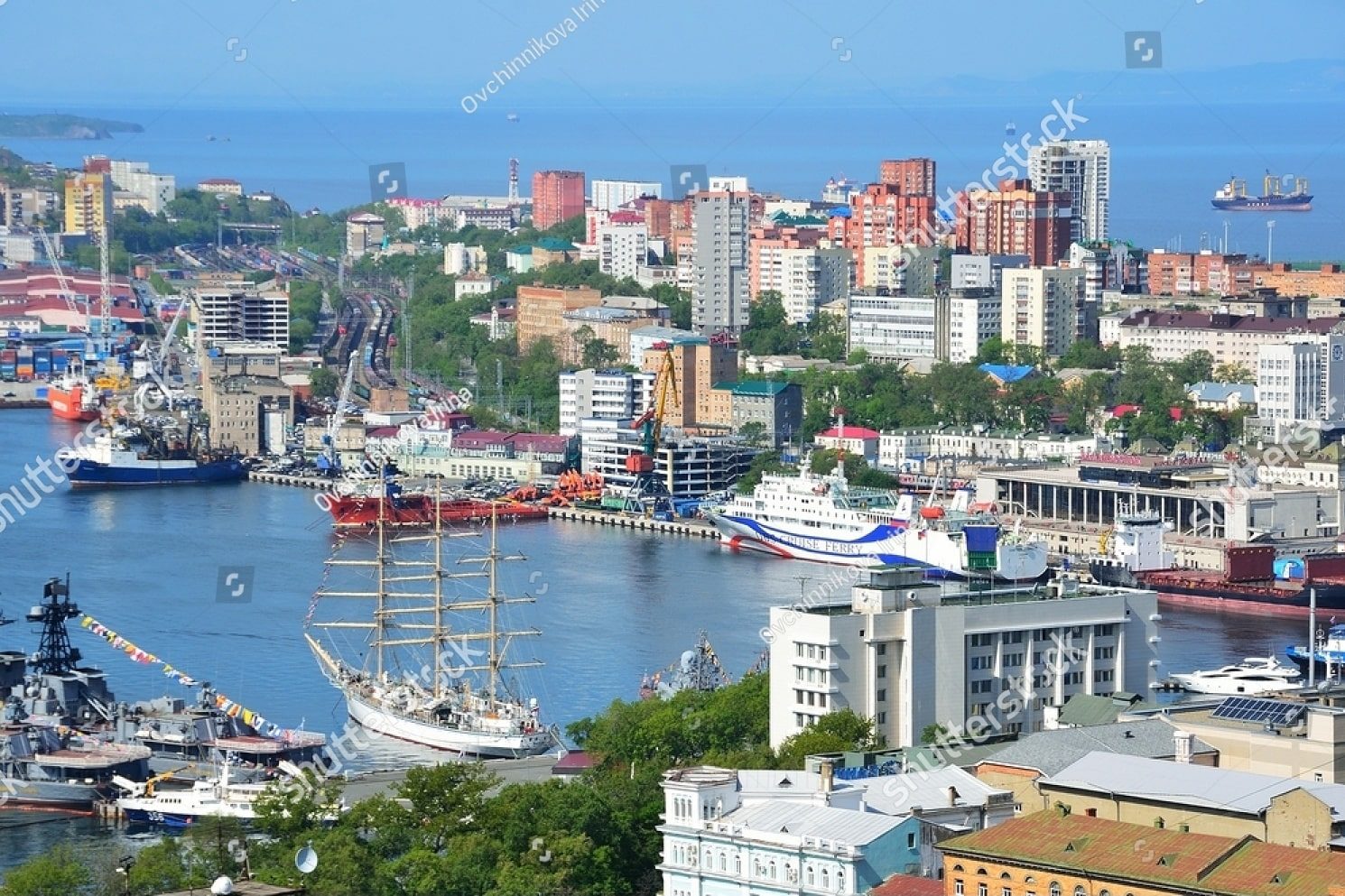 панорамный вид на владивосток