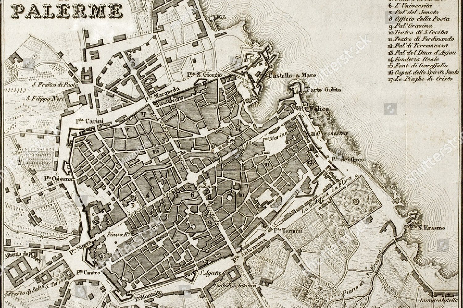 Старая карта