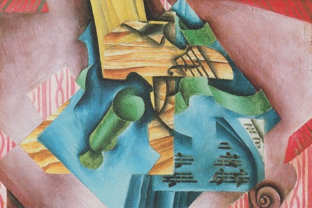  Violine and glass