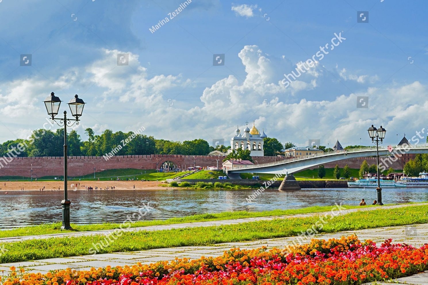 вид на великий новгород