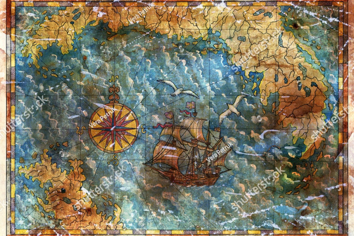 Старая карта