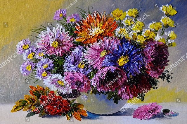 яркий букет
