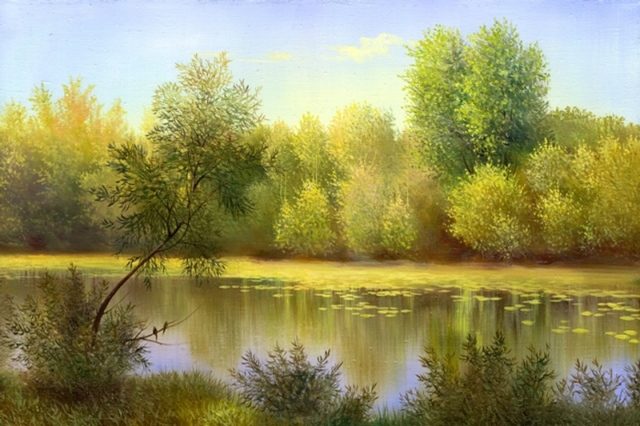 прогулка у речки 