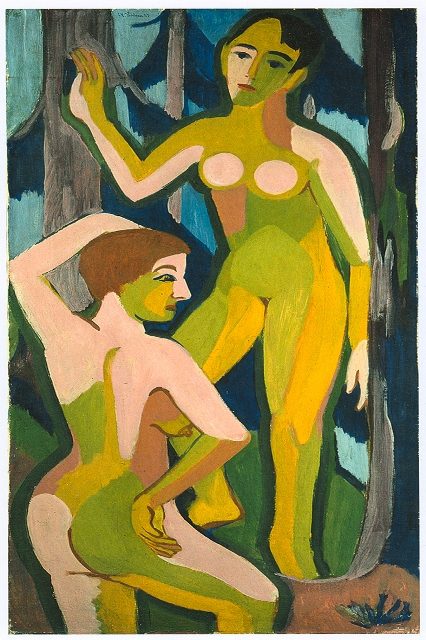   Две обнаженные в лесу, 1926