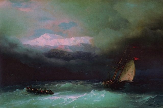 Бурное море