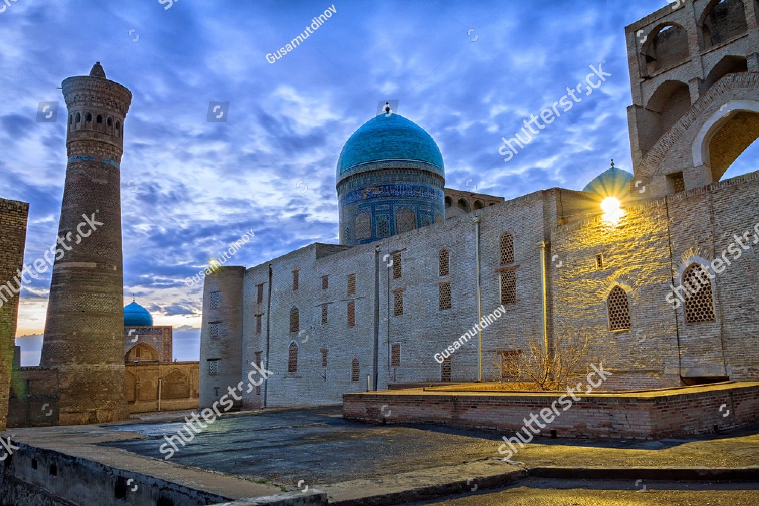 бухара в сумерках