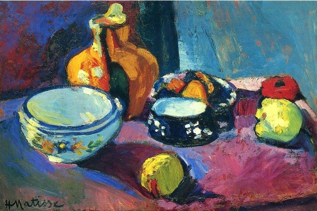   Посуда и фрукты, 1901