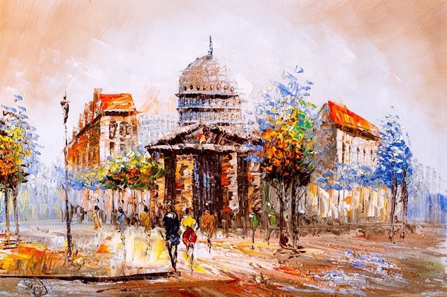 улицы парижа 