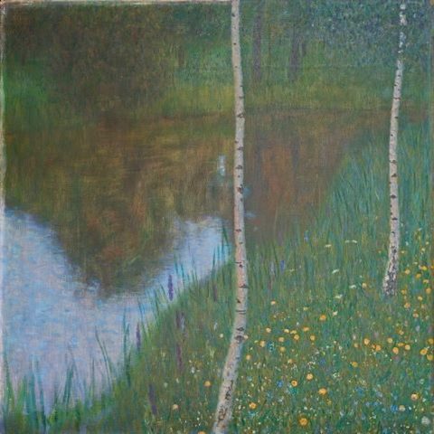 Lakeside with Birch Trees, 1901