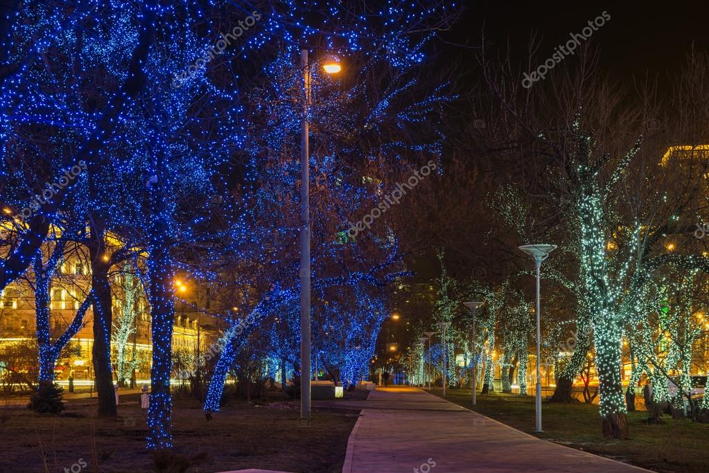 красивое ночное освещение