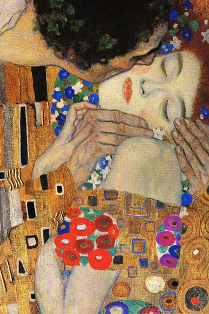 Поцелуй, 1907_деталь 4
