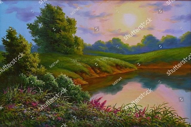 летний закат