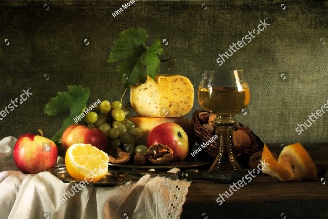 вино,сыр и фрукты 