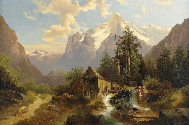  Альпийский пейзаж