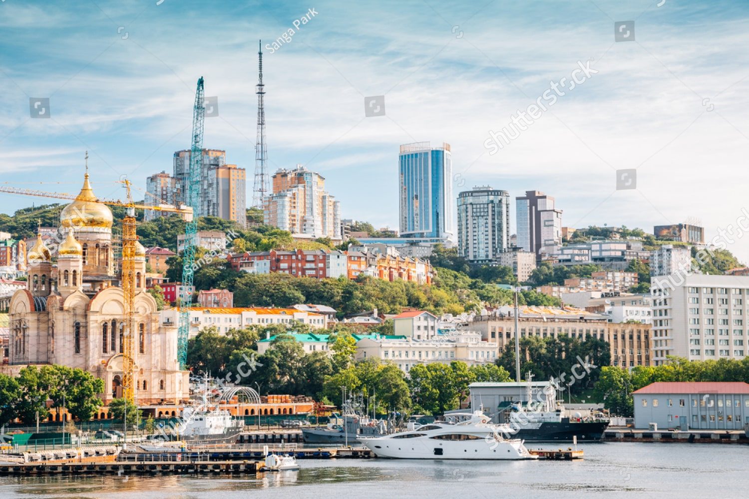 вид на владивосток